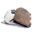 Microfiber Chenille Towel Cloth Absorbent Pet Cleaning Gloves with Paw Embroidery for Dog Bathing